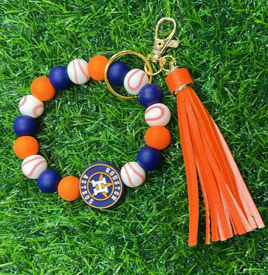 Astros Key Wristlet